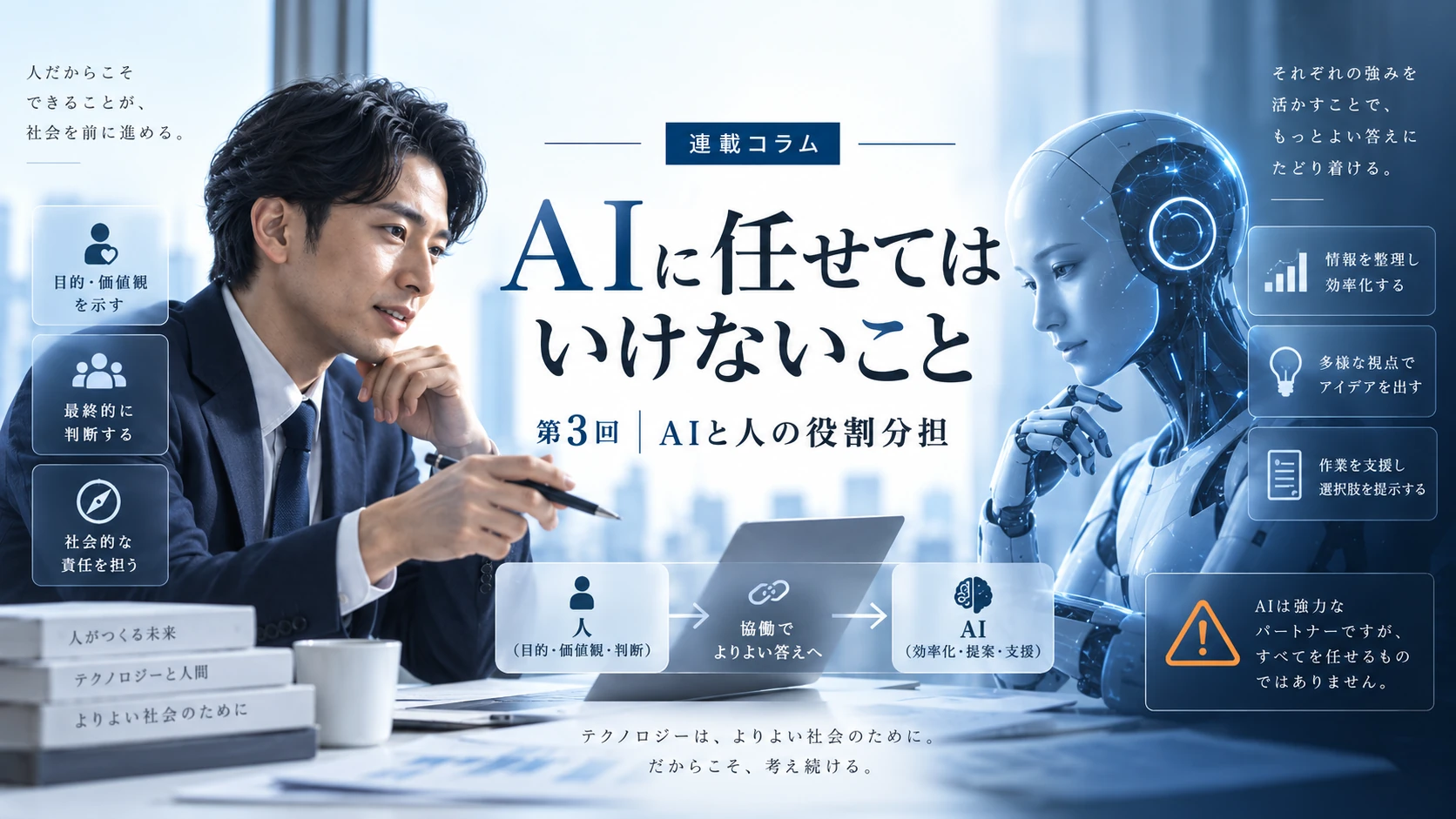 第3回 AIと人の役割分担のイメージ